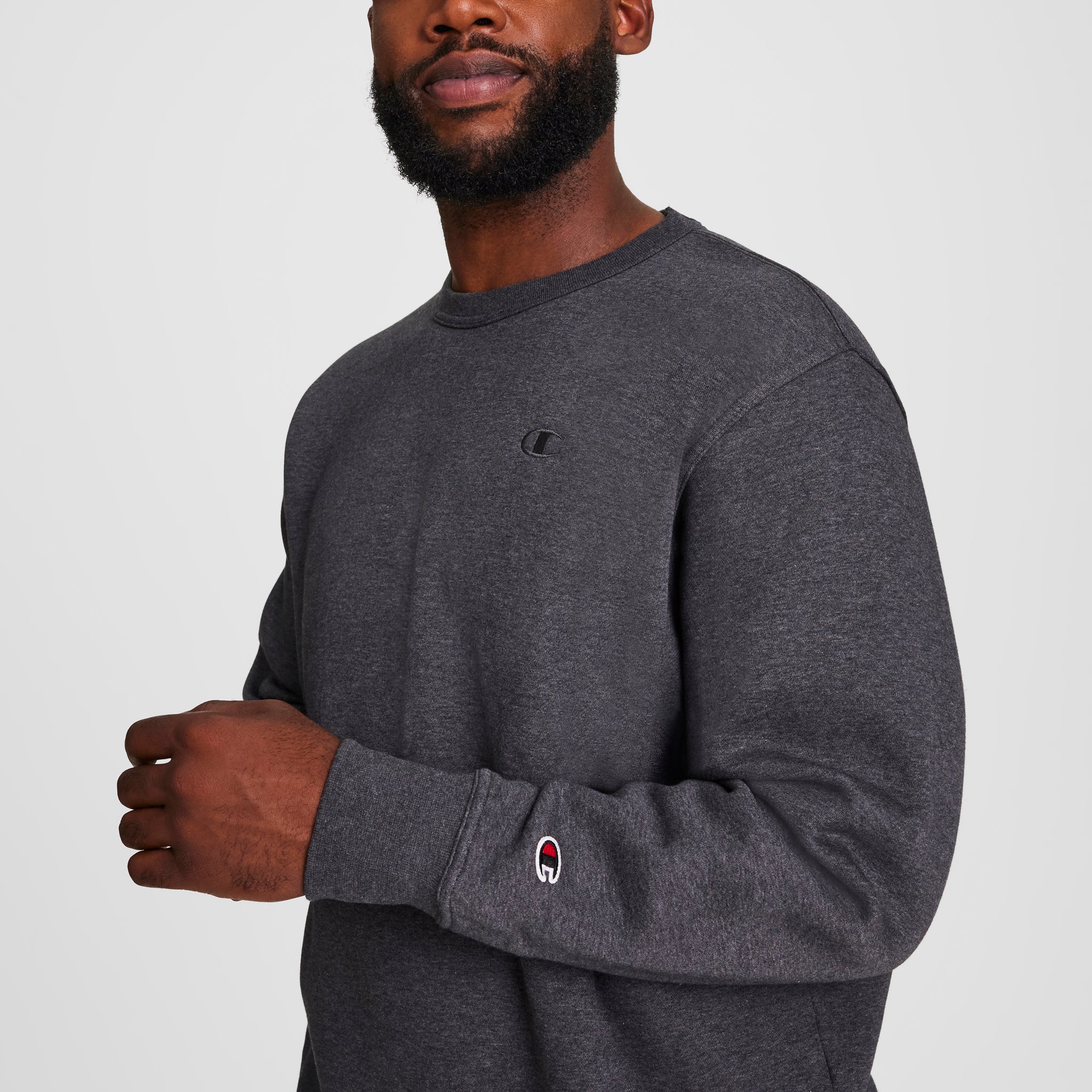 Powerblend Crewneck Sweatshirt. C Logo - Big & Tall - Image 3