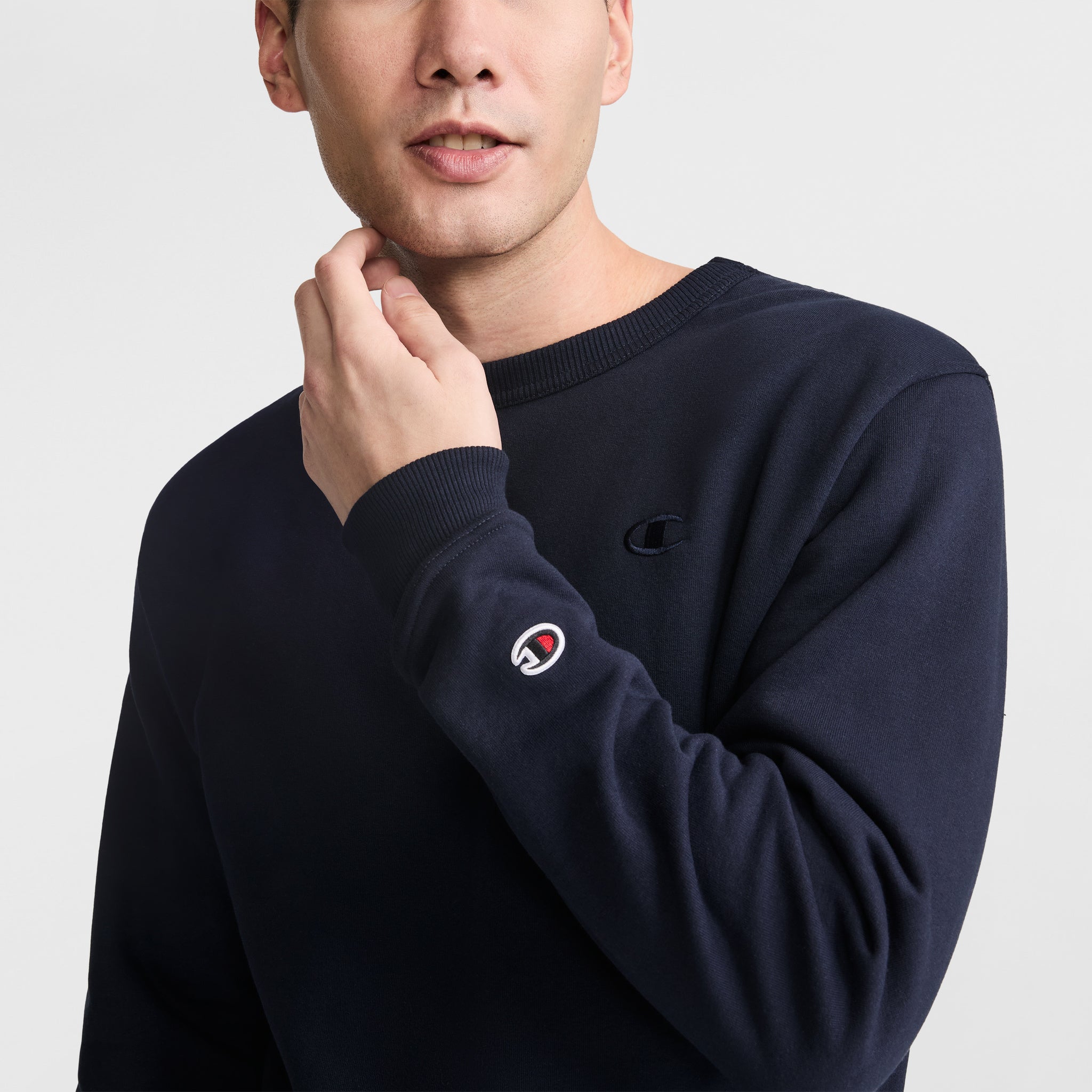 Powerblend Crewneck Sweatshirt. C Logo - Image 3