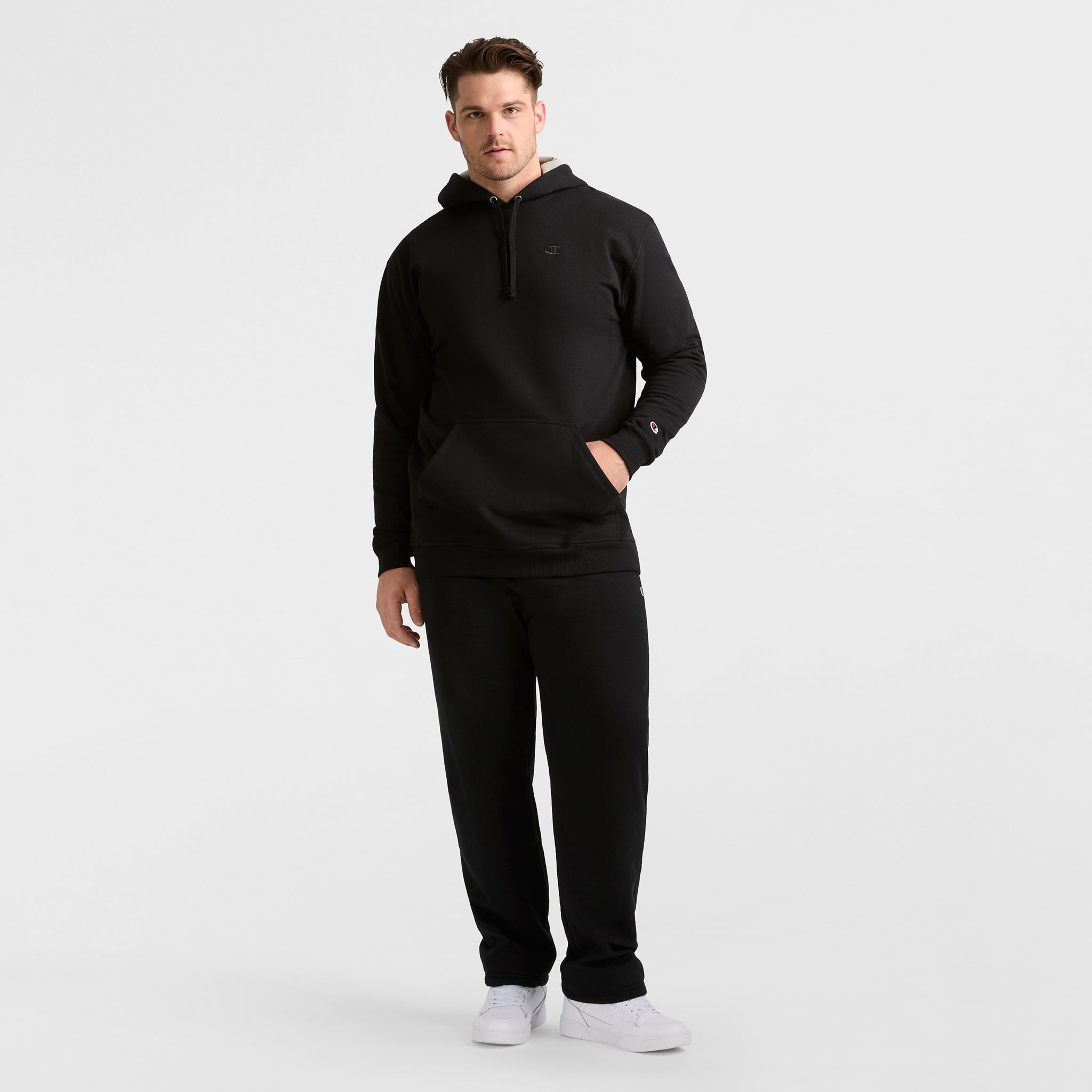 Powerblend Hoodie. C Logo - Big & Tall - Image 4