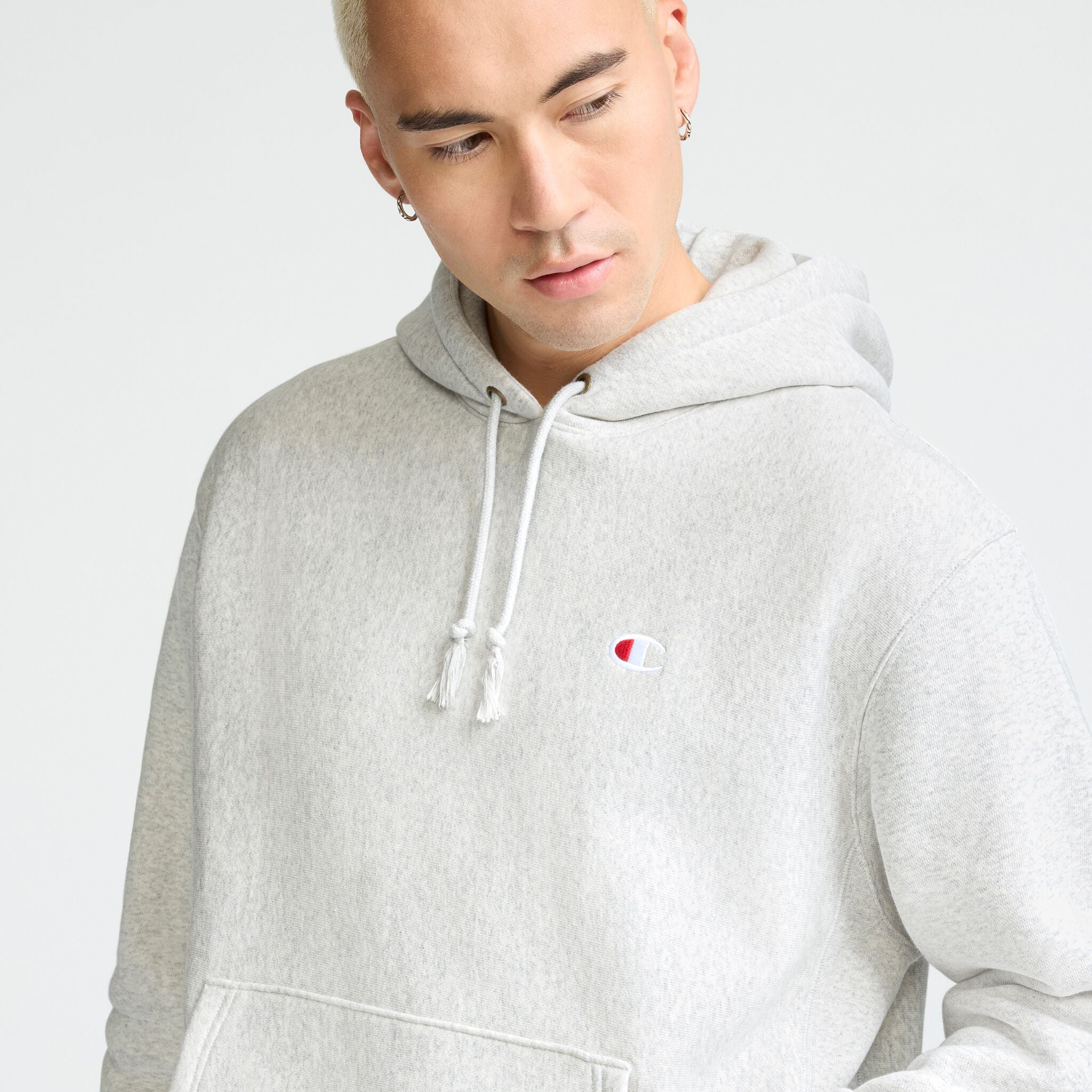 Reverse Weave Small C Hooded Sweatshirt - Image 3