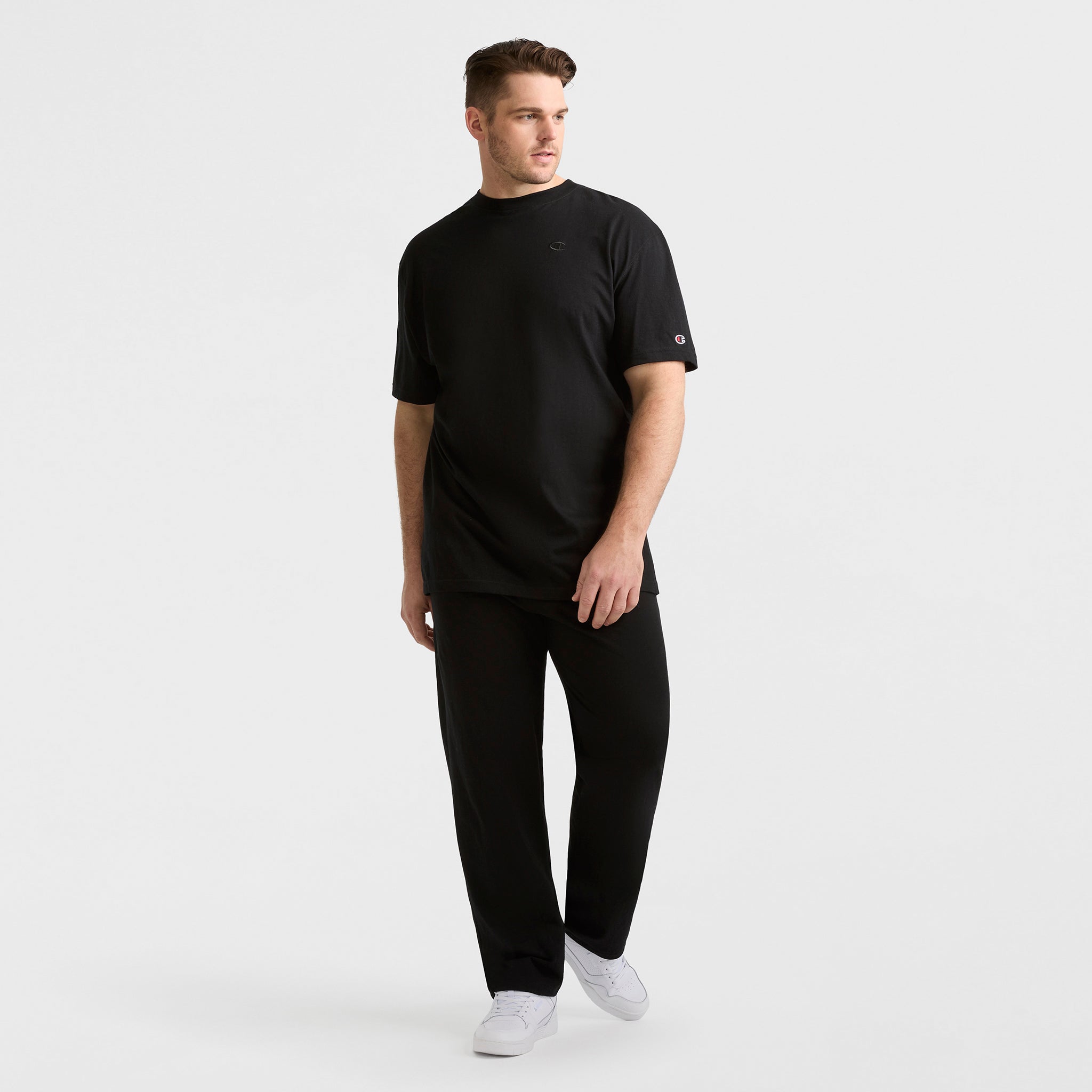 Lightweight Lounge Pants. Open Hem. C Logo - Big & Tall - Image 4
