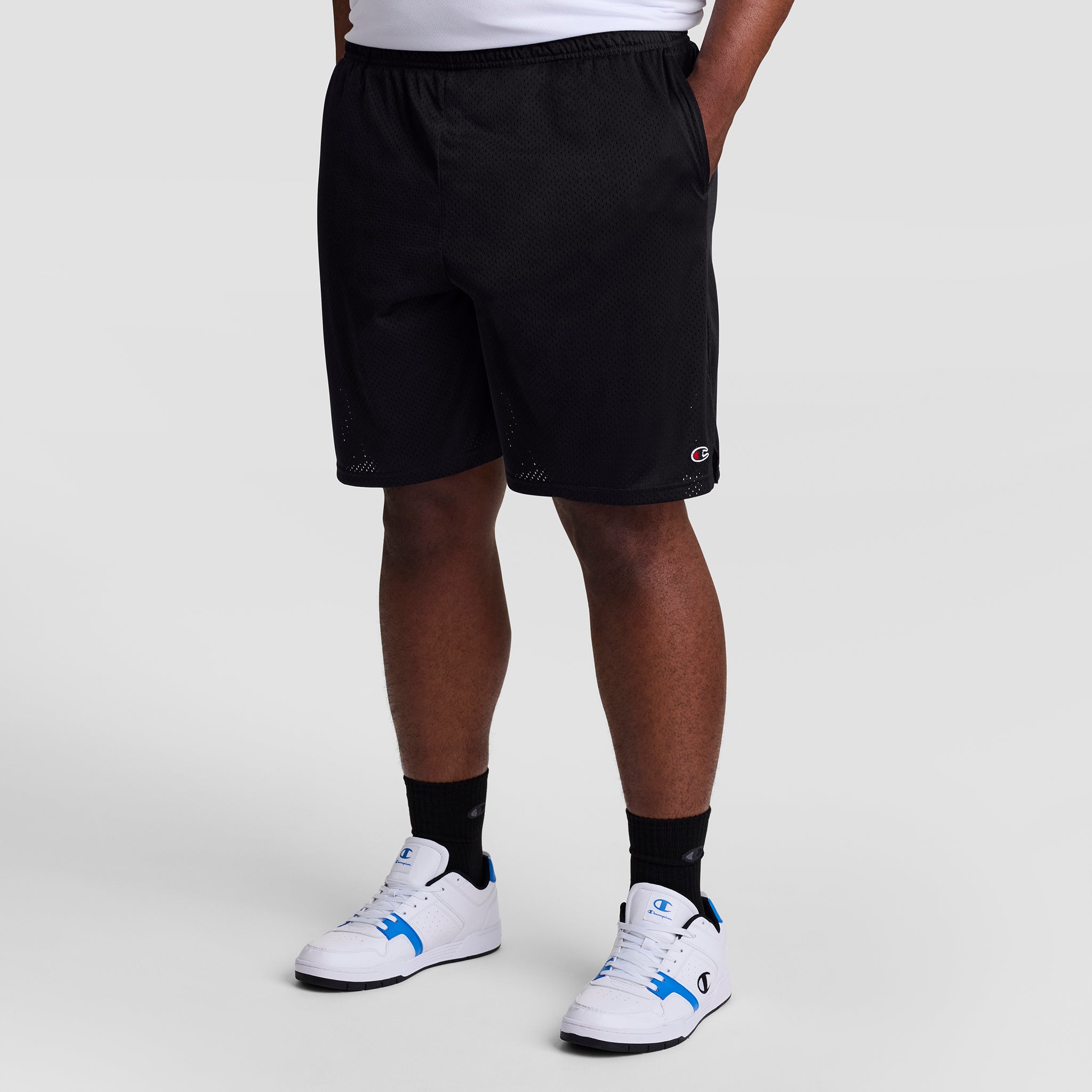 9 Classic Mesh Shorts. C Logo - Big & Tall - Image 2