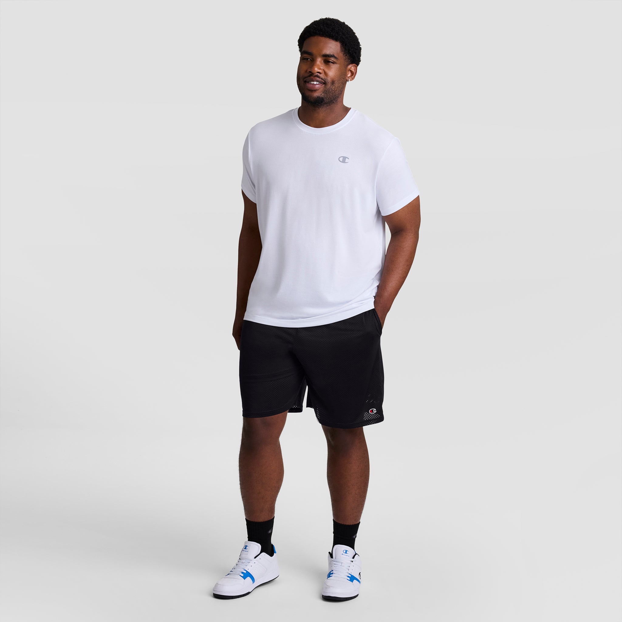 9 Classic Mesh Shorts. C Logo - Big & Tall - Image 5