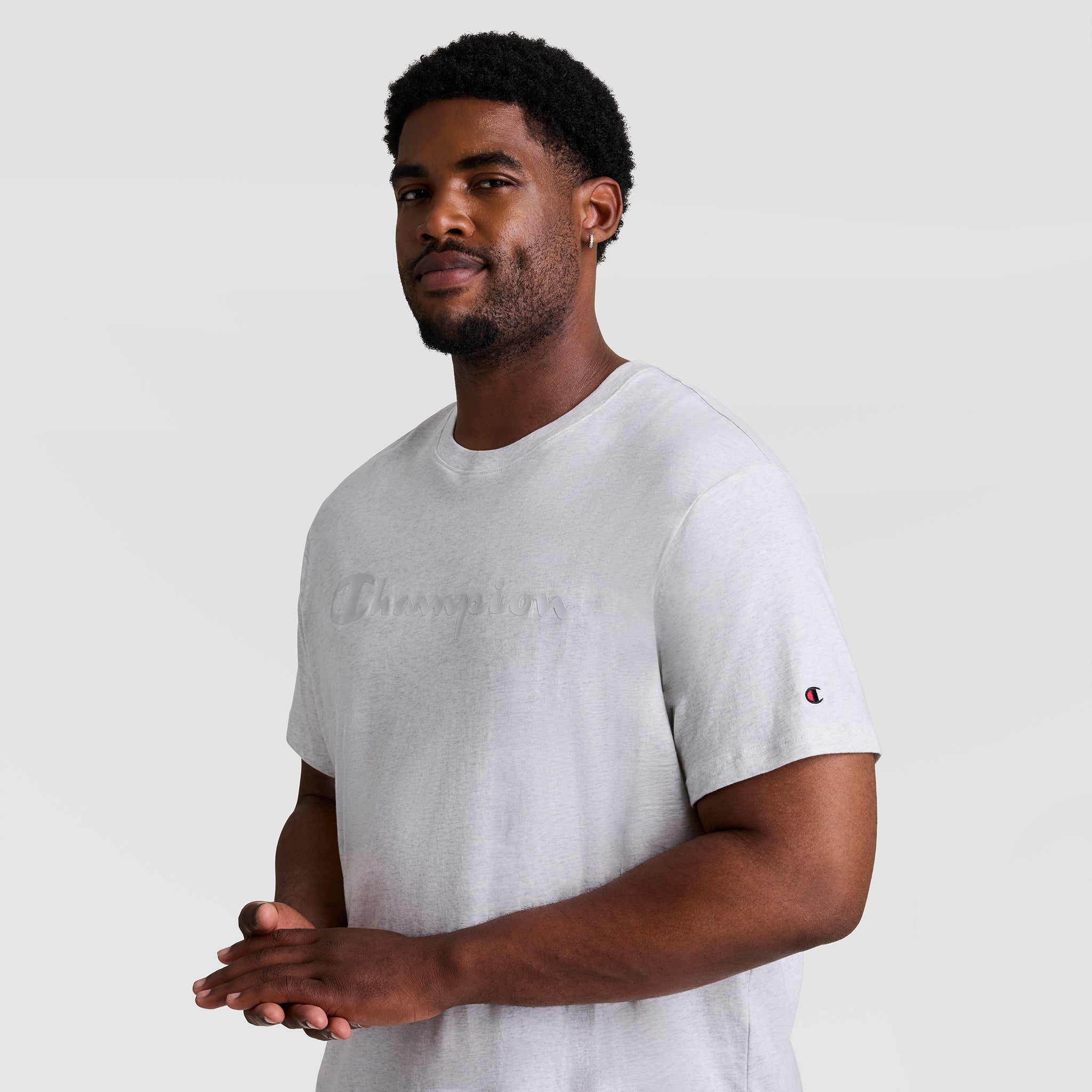 Classic Graphic T-Shirt. Tonal Script Logo - Big & Tall - Image 4
