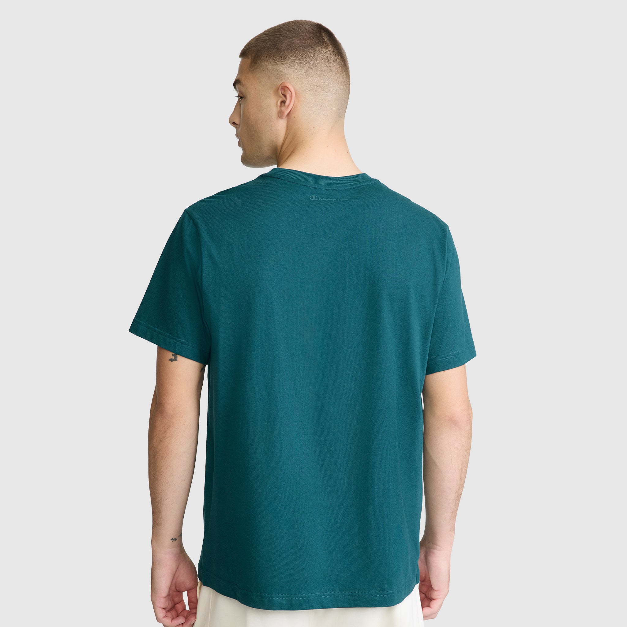 Classic Graphic T-Shirt. Tonal Script Logo - Image 2