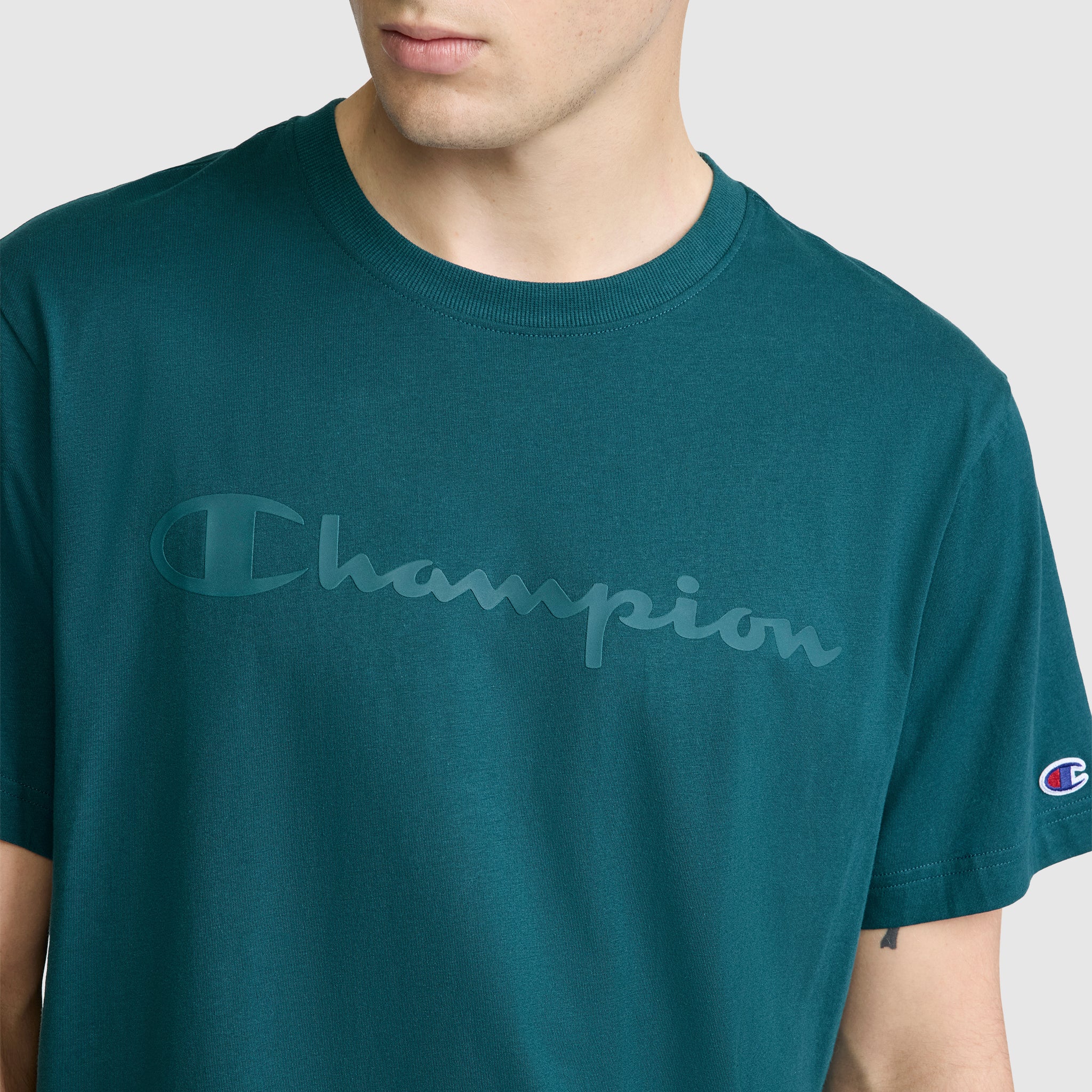 Classic Graphic T-Shirt. Tonal Script Logo - Image 3