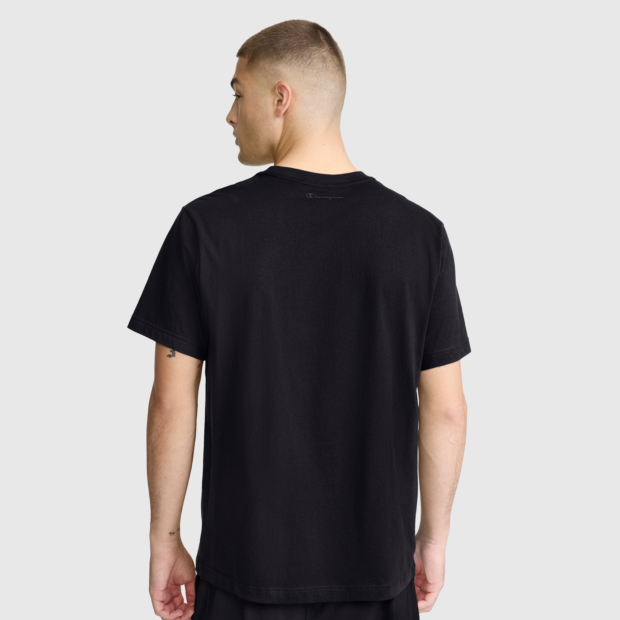 Classic Graphic T-Shirt. Tonal Script Logo - Image 2