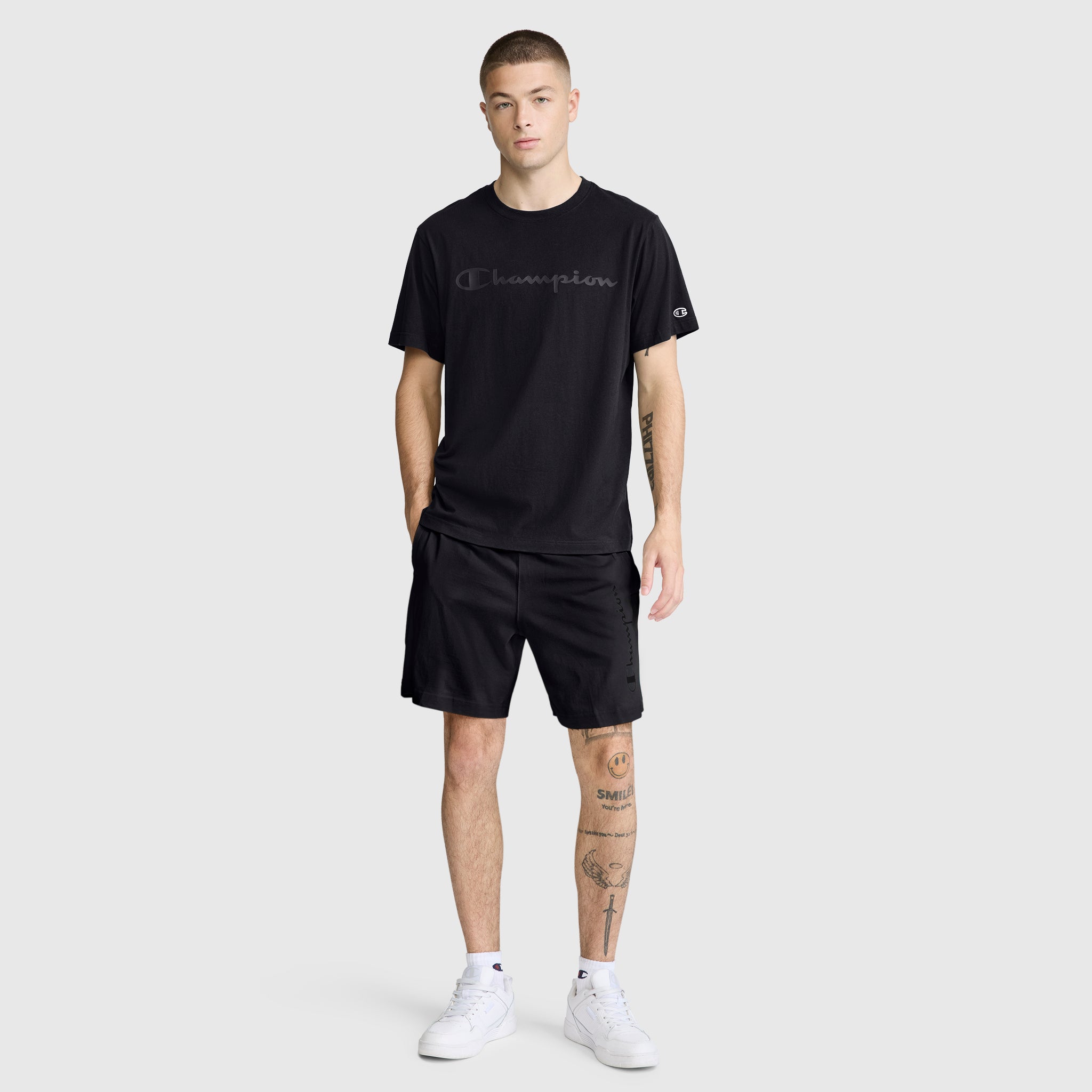 Classic Graphic T-Shirt. Tonal Script Logo - Image 5