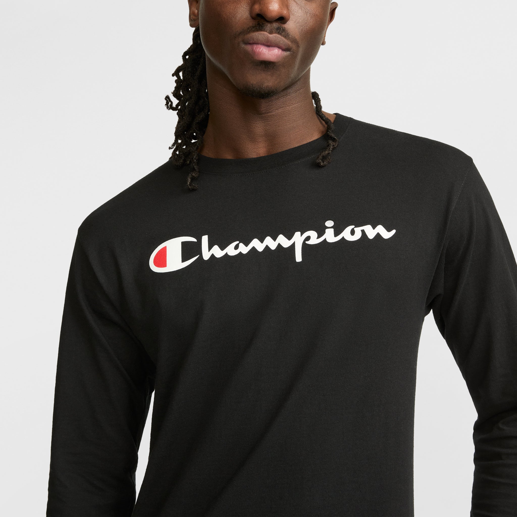 Classic Graphic Long-Sleeve T-Shirt. Script Logo - Image 3