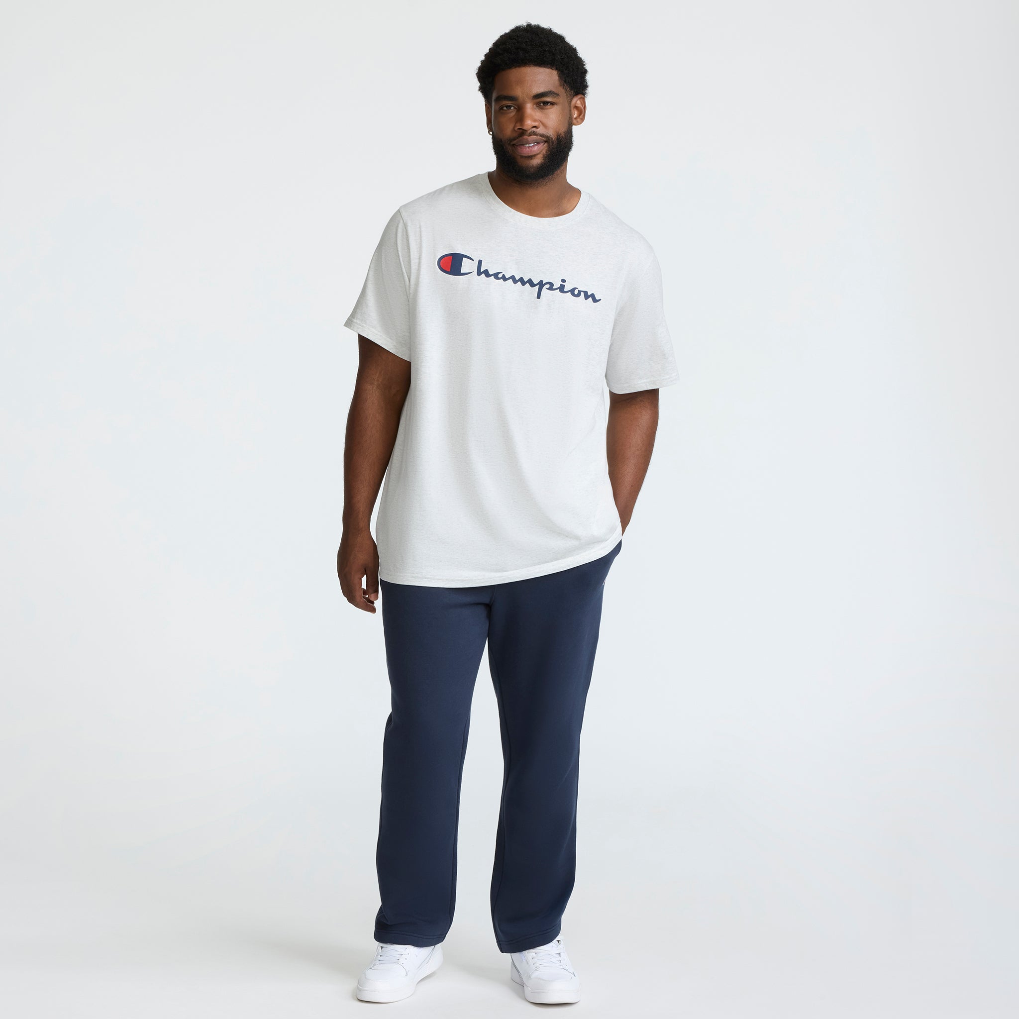Classic Graphic T-Shirt. Script Logo - Big & Tall - Image 4