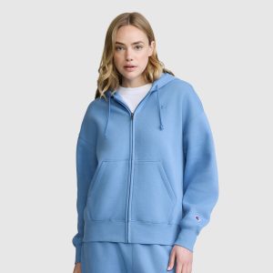 Powerblend Fleece Zip-Up Hoodie. C Logo