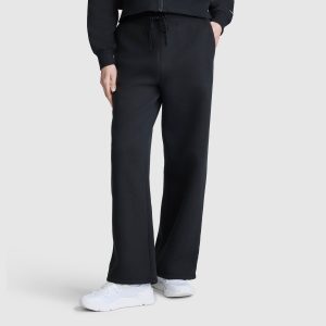 Wide Leg Fleece Sweatpants. C Logo