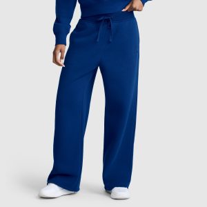 Wide Leg Fleece Sweatpants. C Logo