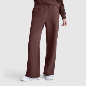 Wide Leg Fleece Sweatpants. C Logo
