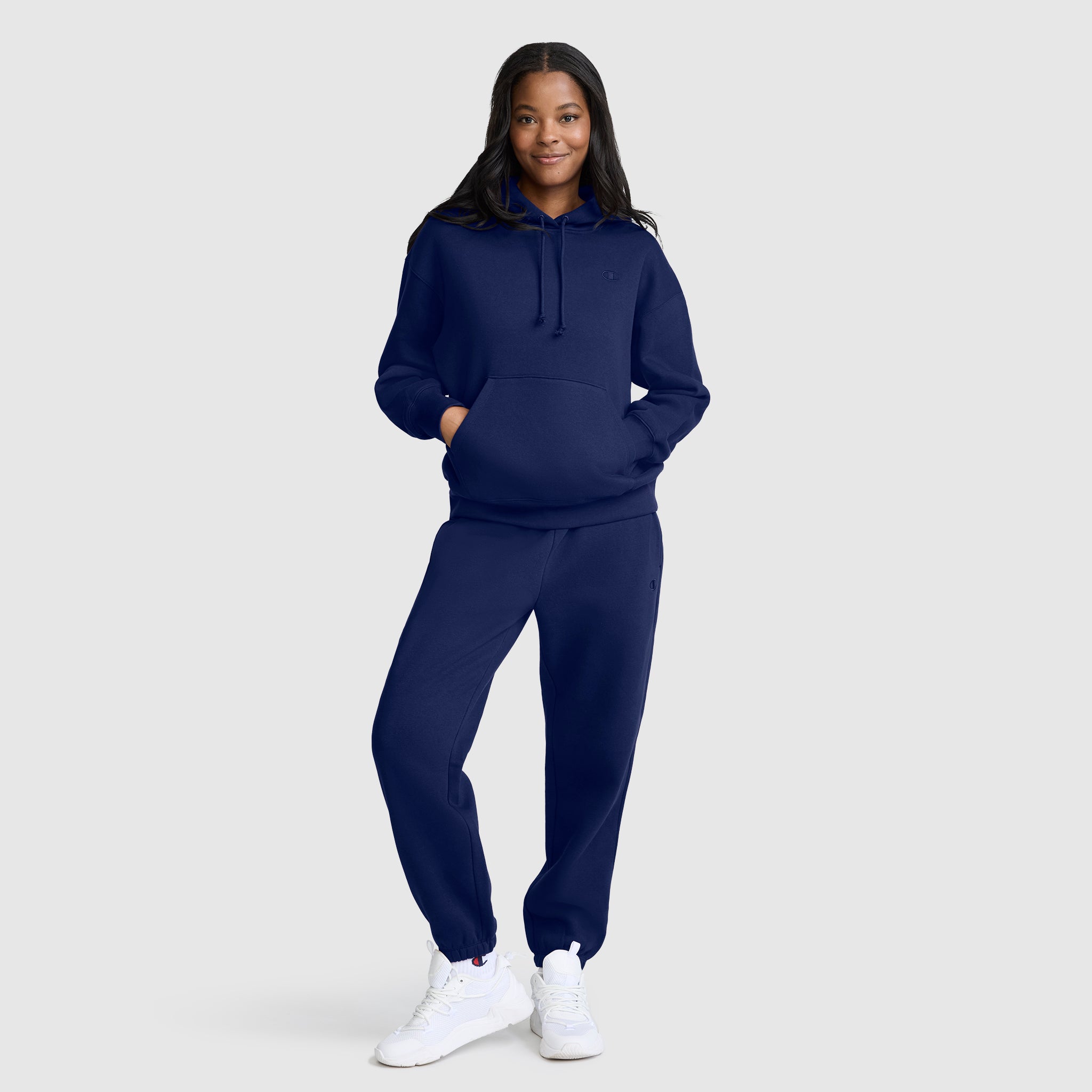 Small C Freshman Powerblend Hoodie - Image 7
