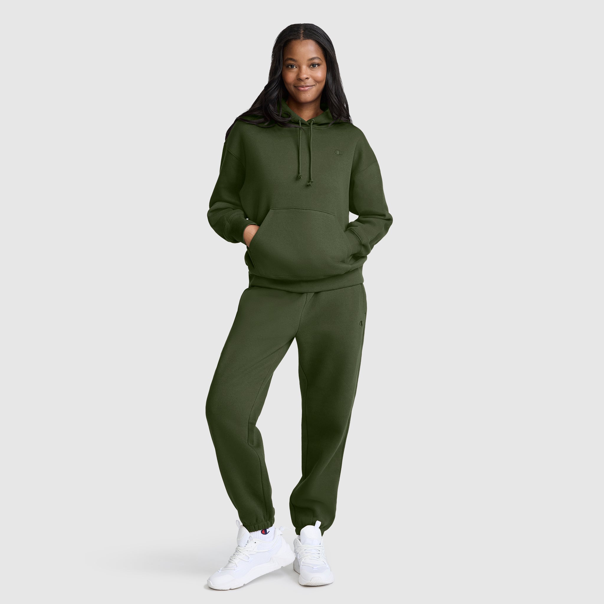 Small C Freshman Powerblend Hoodie - Image 7