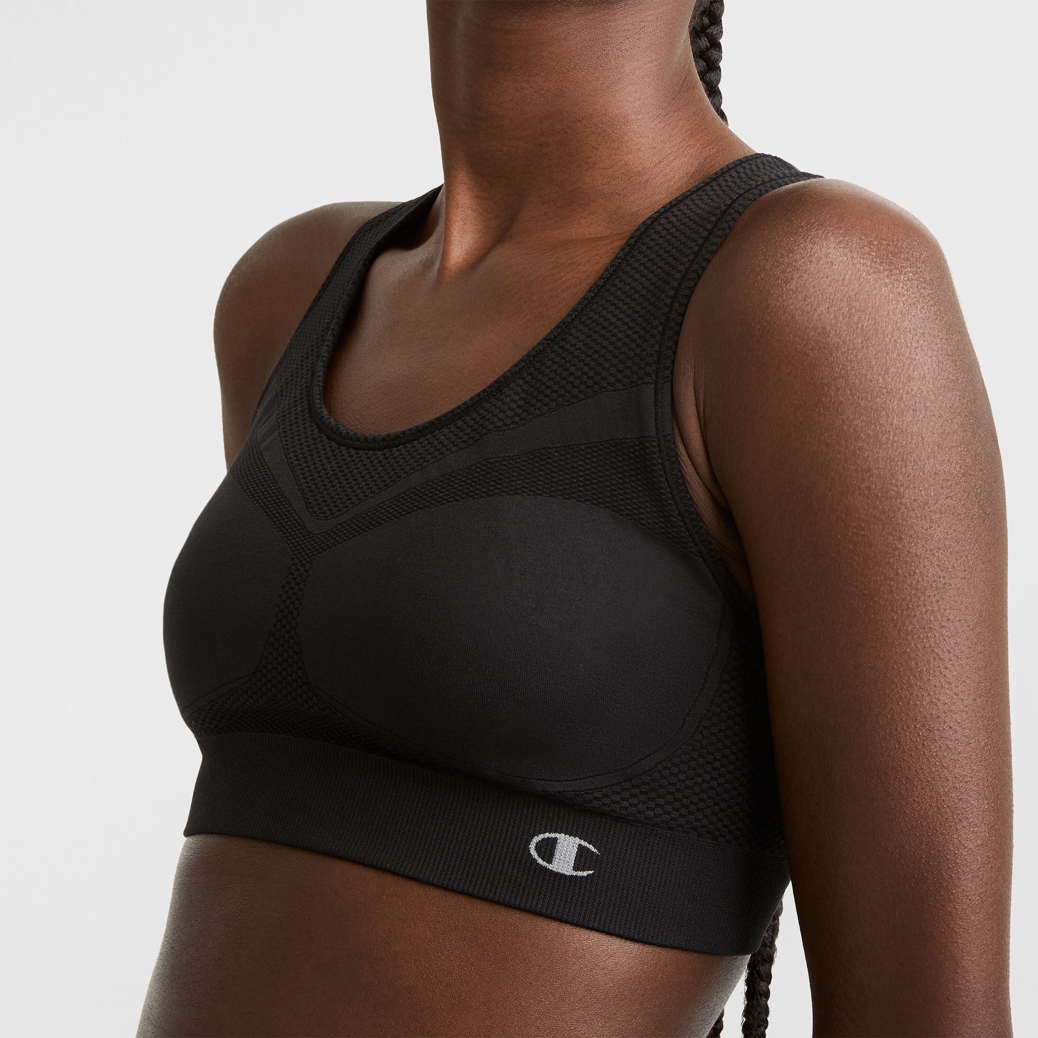Seamless Racerback Sports Bra - Image 3