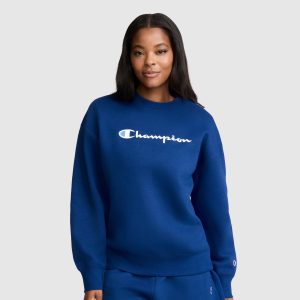 Powerblend Crewneck Sweatshirt. Script Logo