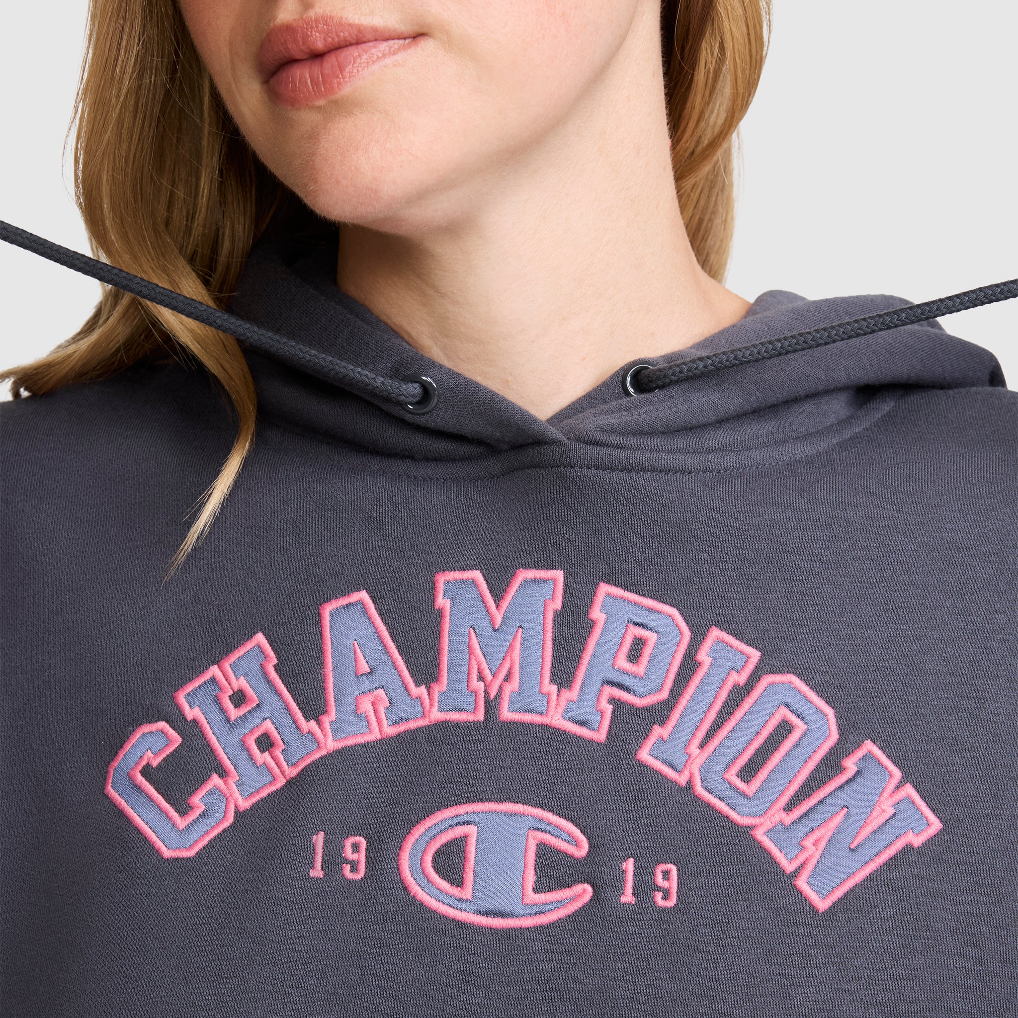 Fleece Hoodie. Satin Applique - Image 6
