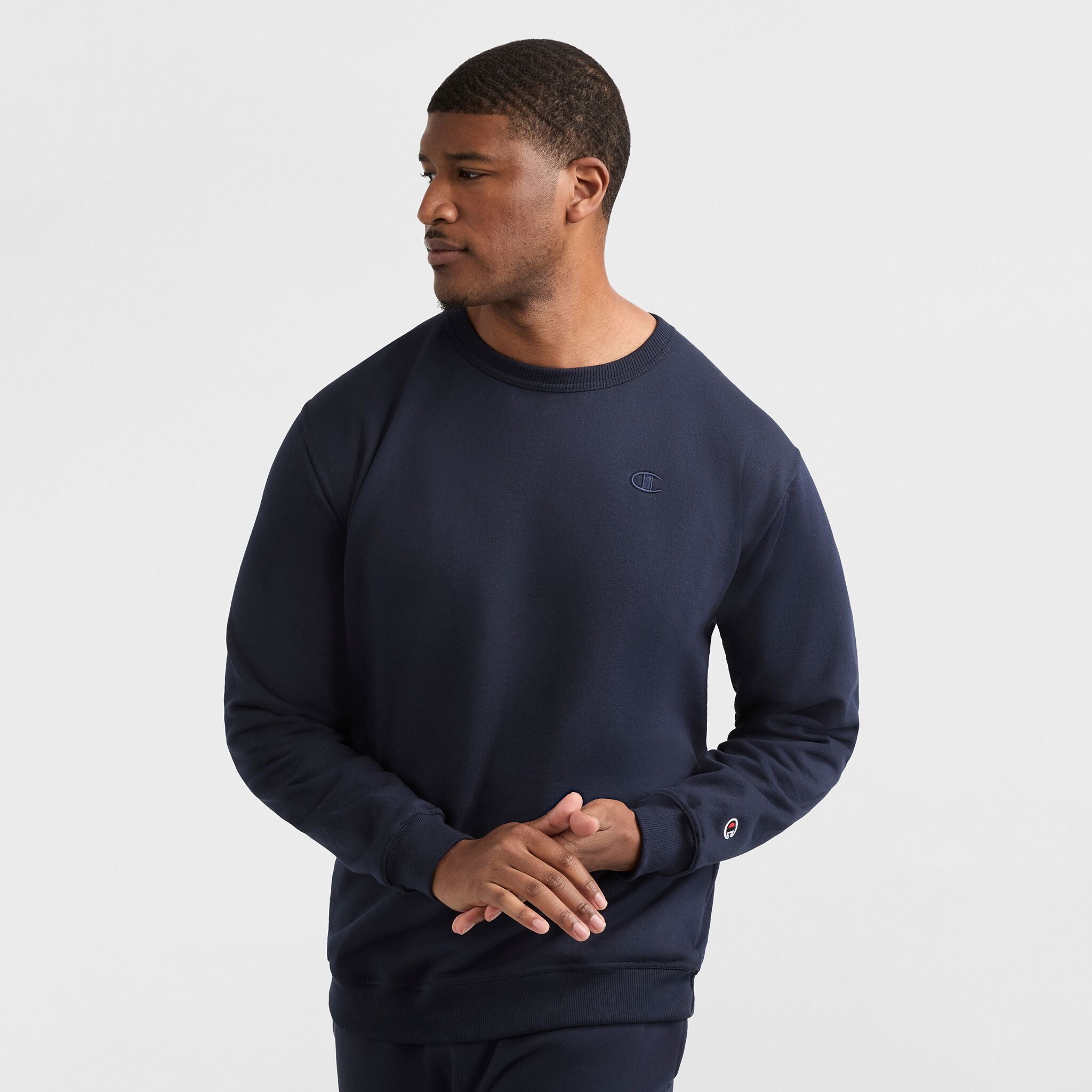 Powerblend Crewneck Sweatshirt. C Logo - Big & Tall