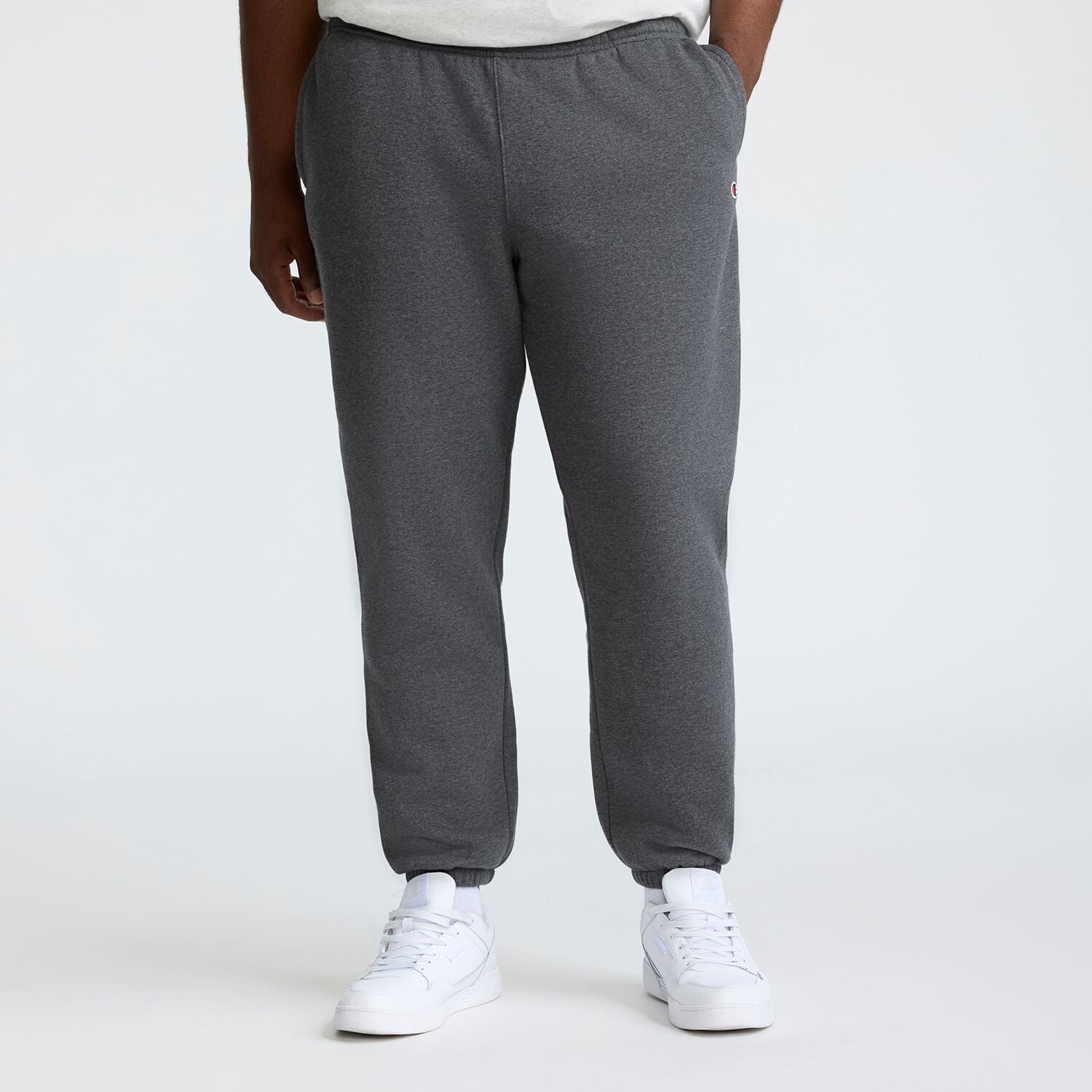 Powerblend Sweatpants. Cinched Bottom. C Logo - Big & Tall